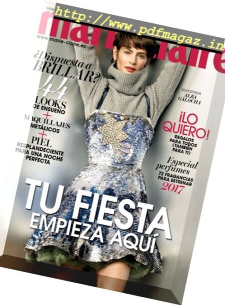 Marie Claire Spain – Diciembre 2016 Cover