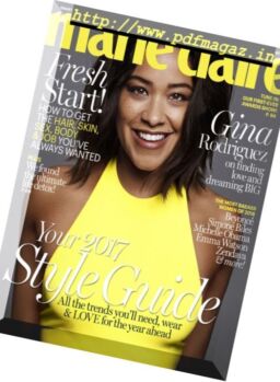 Marie Claire USA – January 2017
