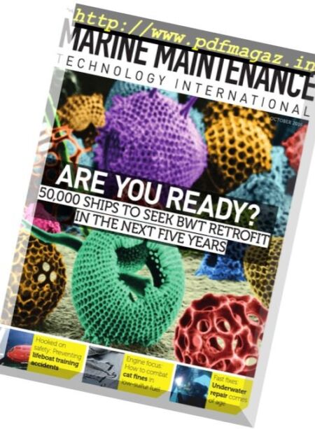Marine Maintenance Technology International – October 2016 Cover