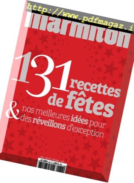 Marmiton – Novembre-Decembre 2016 Cover