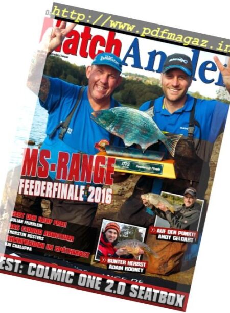 MatchAngler – Dezember 2016 – Januar 2017 Cover