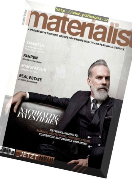 Materialist – Nr. 1, 2016 Cover