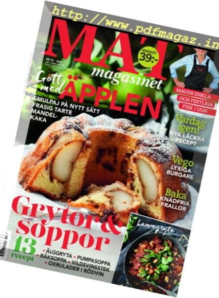 Matmagasinet – Oktober 2016 Cover