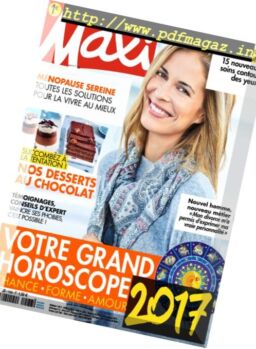Maxi – 14 au 20 Novembre 2016