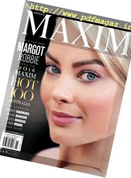 Maxim Australia – November 2016 Cover