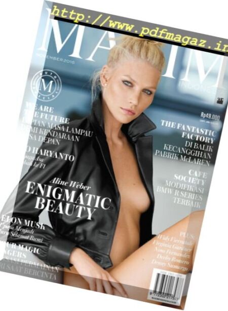 Maxim Indonesia – November 2016 Cover