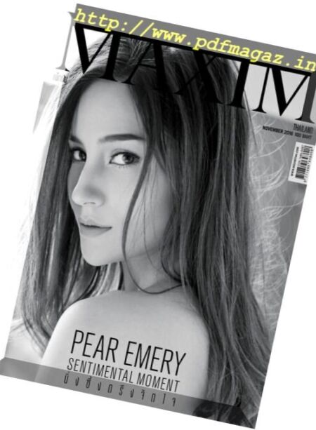 Maxim Thailand – November 2016 Cover
