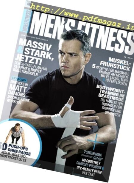 Men’s Fitness Germany – Dezember 2016 Cover