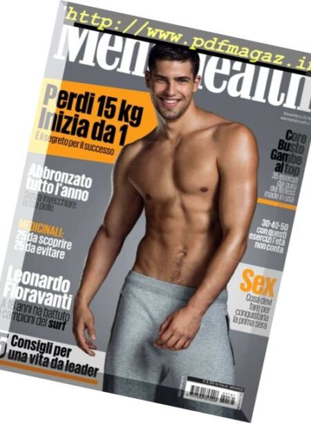 Men’s Health Italia – Novembre 2016 Cover