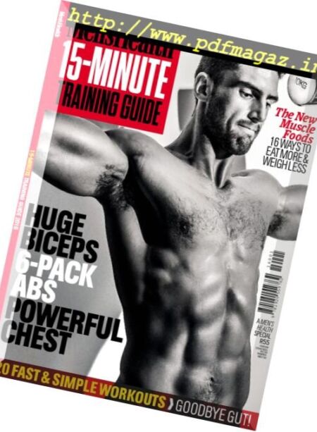 Men’s Health South Africa – 15 Min workouts 2016 Cover