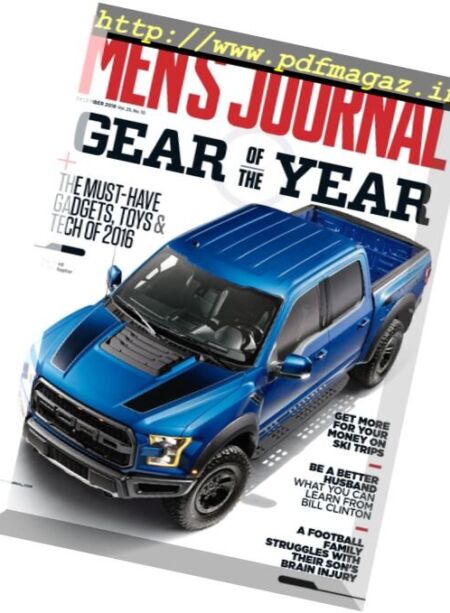 Men’s Journal – December 2016 Cover