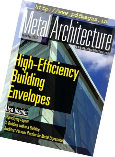 Metal Architecture – November 2016 Cover