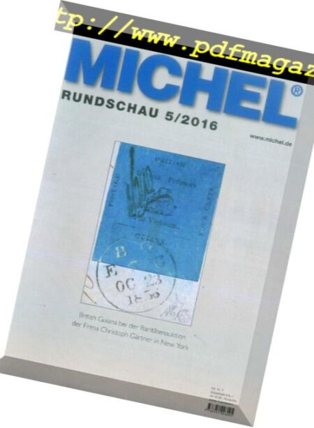 Michel Rundschau – May 2016 Cover