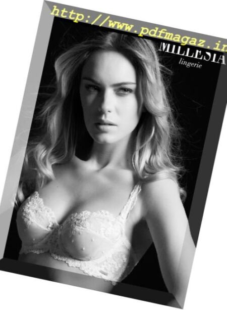 Millesia – Lingerie Collection Catalog 2016 Cover