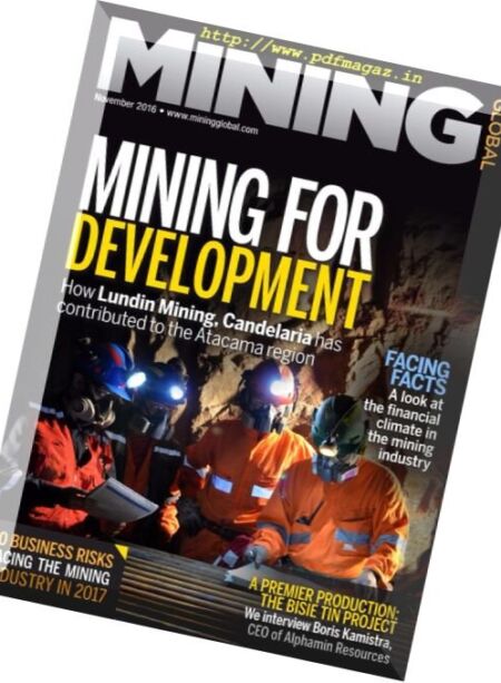 Mining Global – November 2016 Cover