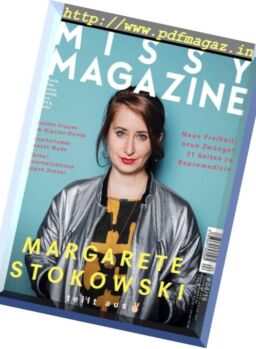 Missy Magazine – Dezember 2016 – Januar 2017