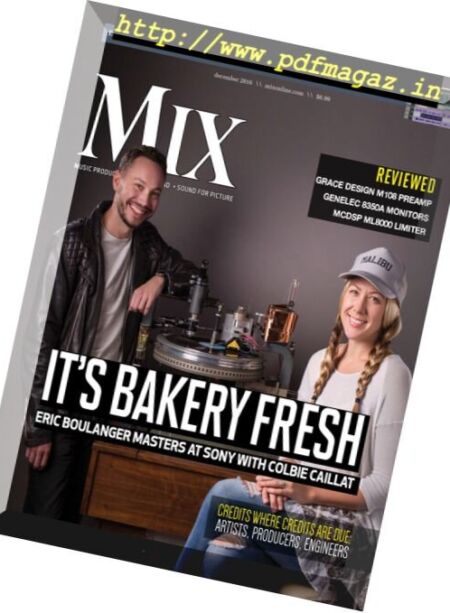 Mix Magazine – December 2016 Cover