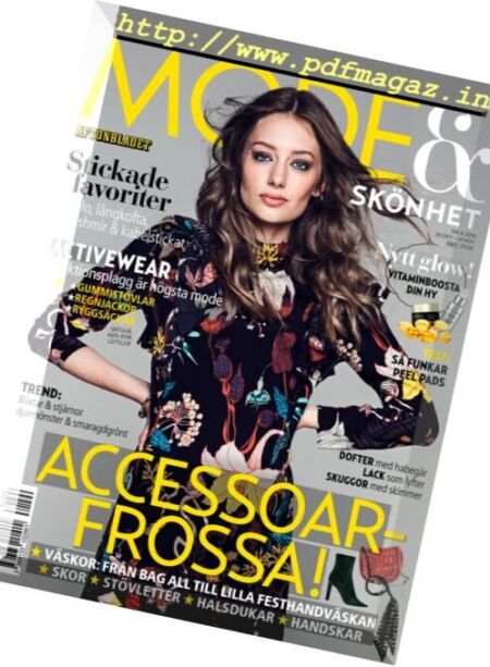 Mode & Skonhet – Nr.4, 2016 Cover