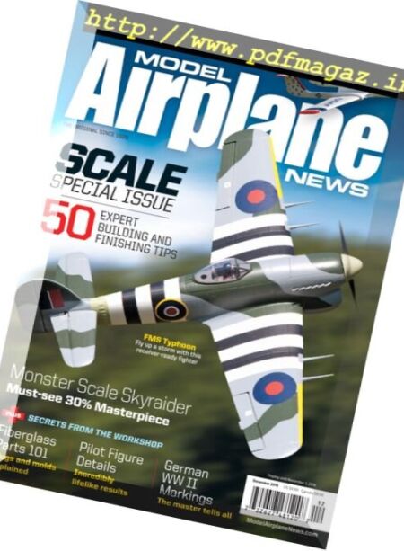 Model Airplane News – December 2016 Cover