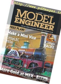 Model Engineer – 28 October 2016