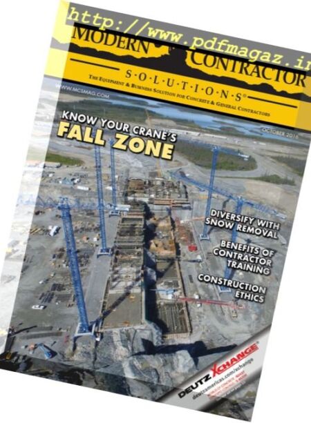 Modern Contractor Solutions – October 2016 Cover