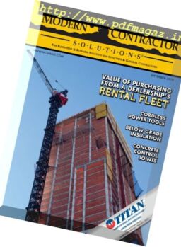 Modern Contractor Solutions – September 2016