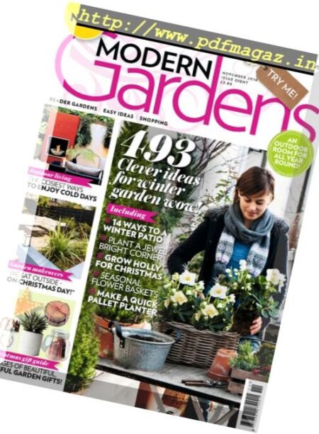 Modern Gardens – November 2016 Cover