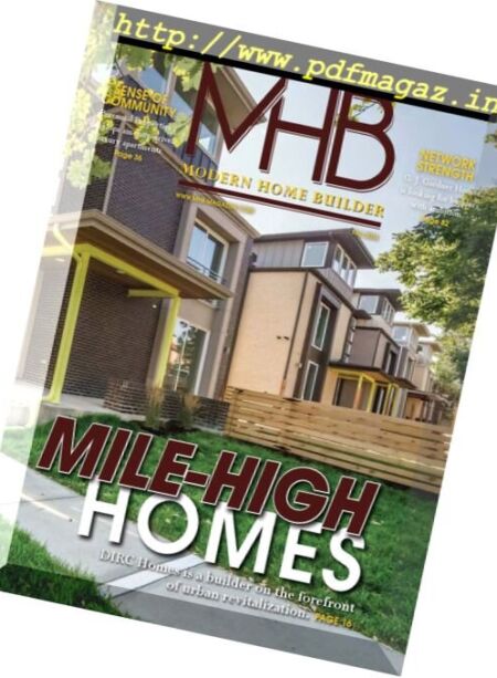 Modern Home Builder – Fall 2016 Cover