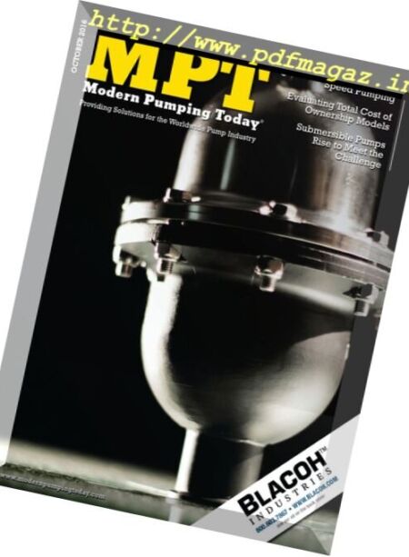 Modern Pumping Today – October 2016 Cover