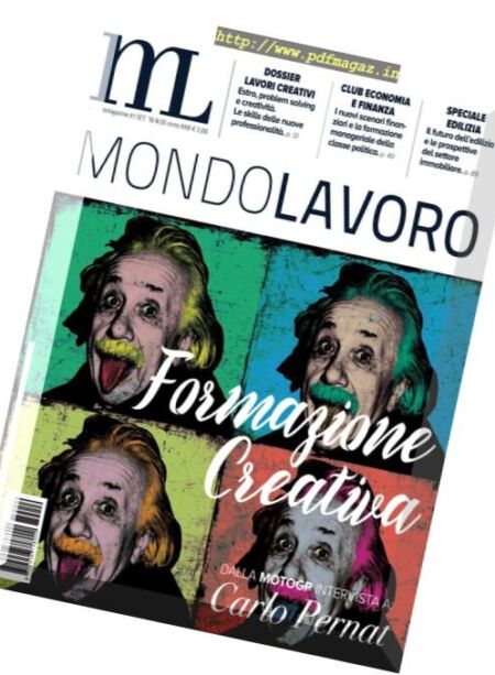Mondo Lavoro – Settembre 2016 Cover