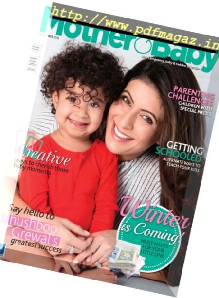 Mother & Baby India – November 2016 Cover