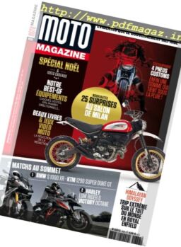 Moto Magazine – Decembre 2016 – Janvier 2017