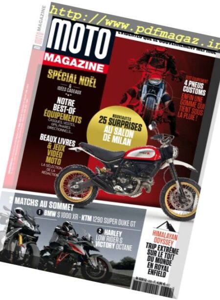 Moto Magazine – Decembre 2016 – Janvier 2017 Cover