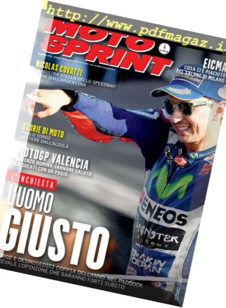 Moto Sprint – 15 Novembre 2016 Cover