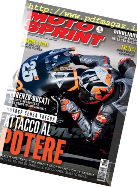 Moto Sprint – 22 Novembre 2016 Cover