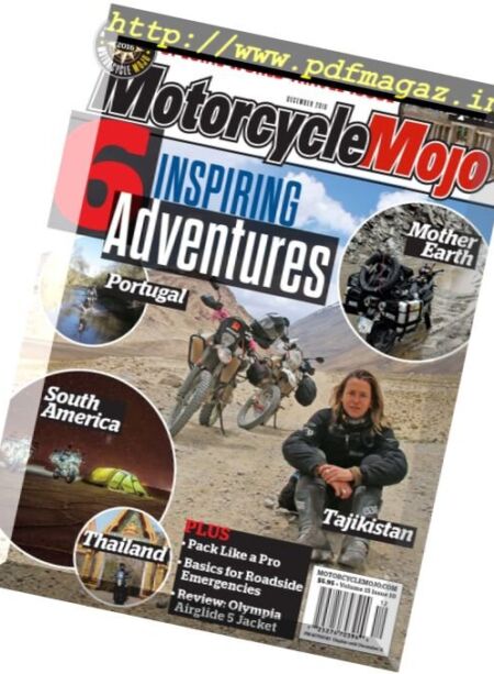 Motorcycle Mojo – December 2016 Cover