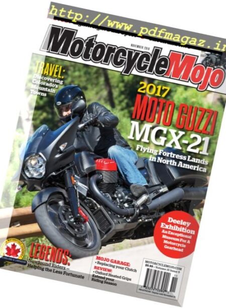 Motorcycle Mojo – November 2016 Cover