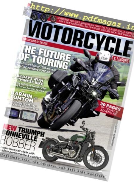 Motorcycle Sport & Leisure – December 2016 Cover