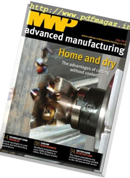 mwp advanced manufacturing – July 2016 Cover