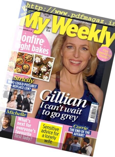 My Weekly – 1 November 2016 Cover