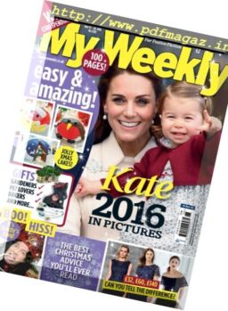 My Weekly – 15 November 2016