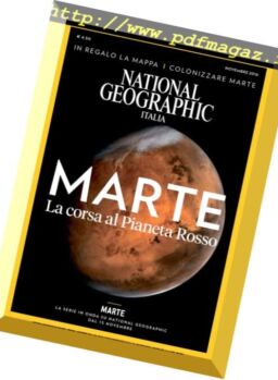 National Geographic Italia – Novembre 2016
