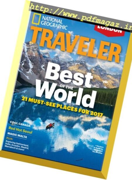National Geographic Traveler USA – December 2016-January 2017 Cover