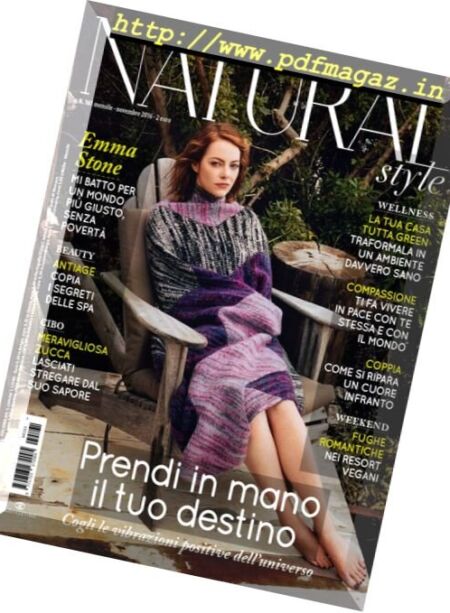 Natural Style – Novembre 2016 Cover