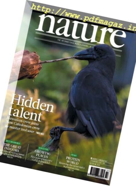 Nature Magazine – 15 September 2016 Cover