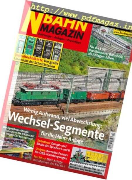 Nbahn Magazin – Juli-August 2016 Cover