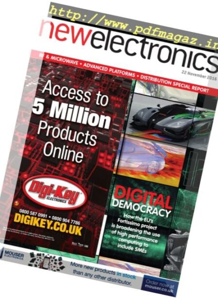 New Electronics – 22 November 2016 Cover