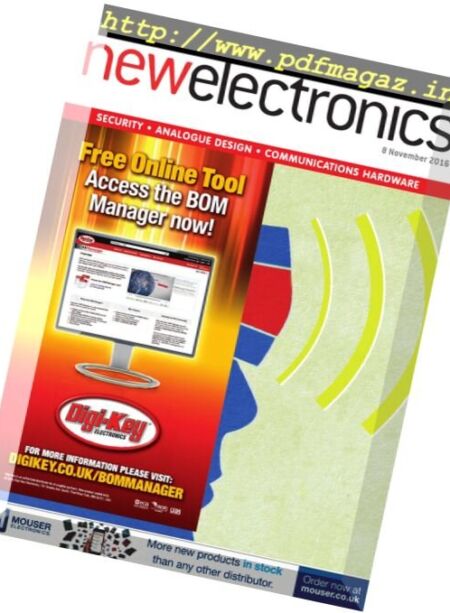 New Electronics – 8 November 2016 Cover