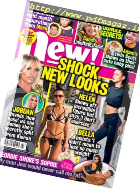 New! Magazine – 28 November 2016 Cover