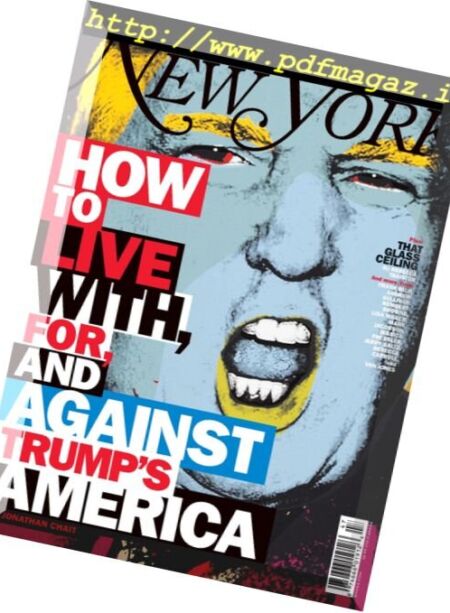 New York Magazine – 14 November 2016 Cover
